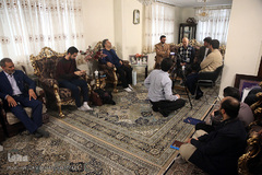 دیدار نمایندگان جامعه قرآنی با خانواده شهیدان سلیمانی