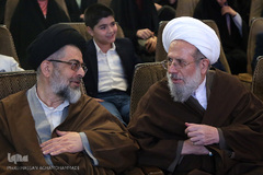 آیت‌الله محمدی ری‌شهری، تولیت آستان مقدس حضرت عبدالعظیم حسنی(ع) و حجت الاسلام سید علی شاهچراغی، امام جمعه شهرری