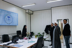 بازدید حجت الاسلام مهدی شیخ، عضو کمیسیون فرهنگی مجلس از ایکنا