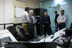 بازدید حجت الاسلام مهدی شیخ، عضو کمیسیون فرهنگی مجلس از ایکنا