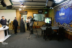 بازدید حجت الاسلام مهدی شیخ، عضو کمیسیون فرهنگی مجلس از ایکنا