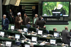 تقدیم لایحه بودجه سال ۹۶ توسط رییس جمهوری به مجلس