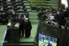 تقدیم لایحه بودجه۹۶ توسط رییس جمهور به مجلس