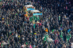 استقبال نمادین از کاروان حضرت معصومه(س) در قم