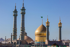 استقبال نمادین از کاروان حضرت معصومه(س) در قم