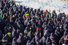 استقبال نمادین از کاروان حضرت معصومه(س) در قم