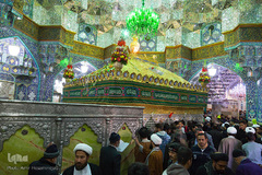 استقبال نمادین از کاروان حضرت معصومه(س) در قم