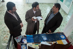 علی منتظری رییس پژوهشکده علوم بهداشتی جهاد دانشگاهی و صابر فرزام مدیر مسئول خبرگزاری ایکنا