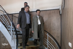 علی منتظری رییس پژوهشکده علوم بهداشتی جهاد دانشگاهی و صابر فرزام مدیر مسئول خبرگزاری ایکنا