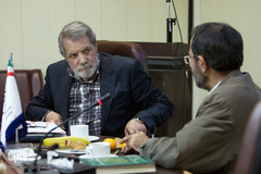 علی منتظری رییس پژوهشکده علوم بهداشتی جهاد دانشگاهی، باقر غباری بناب استاد دانشگاه تهران