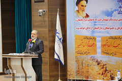 سردار حق طلب رییس سازمان حفظ و نشر ارزش های دفاع مقدس سپاه و بسیج در همایش فرهنگی راویان دفاع مقدس