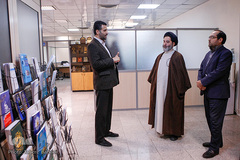 بازدید حجت الاسلام سید جواد هوایی معاون آموزش و پژوهش سازمان تبلیغات اسلامی از سازمان قرآنی دانشجویان کشور