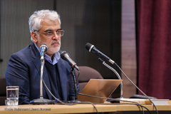 محمد مهدی طهرانچی رئیس دانشگاه های آزاد تهران در همایش وحدت حوزه و دانشگاه از سخن تا عمل