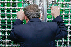 آیین غبارروبی ضریح نورانی حضرت عبدالعظیم حسنی(ع)