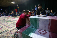 وداع با شهید محمد اکبر ابراهیمی مدافع حرم  تیپ فاطمیون