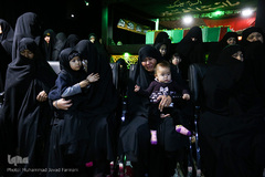 وداع با شهید محمد اکبر ابراهیمی مدافع حرم  تیپ فاطمیون