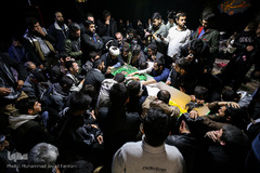 وداع با شهید محمد اکبر ابراهیمی مدافع حرم  تیپ فاطمیون