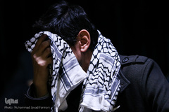 وداع با شهید محمد اکبر ابراهیمی مدافع حرم  تیپ فاطمیون