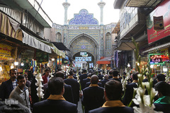 مراسم تعویض پرچم آستان مقدس حضرت عبدالعظیم حسنی(ع)