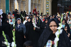 مراسم تعویض پرچم آستان مقدس حضرت عبدالعظیم حسنی(ع)