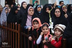 مراسم تعویض پرچم آستان مقدس حضرت عبدالعظیم حسنی(ع)