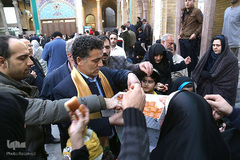 مراسم تعویض پرچم آستان مقدس حضرت عبدالعظیم حسنی(ع)