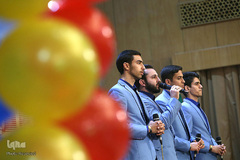 جشن تولد فرزندان شهدای مدافع حرم در شب میلاد حضرت عبدالعظیم حسنی(ع)