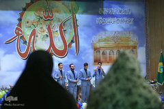 جشن تولد فرزندان شهدای مدافع حرم در شب میلاد حضرت عبدالعظیم حسنی(ع)