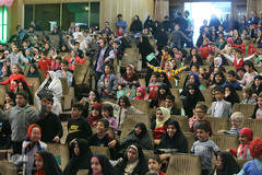 جشن تولد فرزندان شهدای مدافع حرم در شب میلاد حضرت عبدالعظیم حسنی(ع)