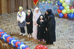 جشن تولد فرزندان شهدای مدافع حرم در شب میلاد حضرت عبدالعظیم حسنی(ع)