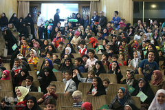 جشن تولد فرزندان شهدای مدافع حرم در شب میلاد حضرت عبدالعظیم حسنی(ع)