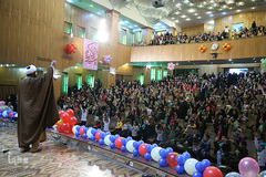 جشن تولد فرزندان شهدای مدافع حرم در شب میلاد حضرت عبدالعظیم حسنی(ع)