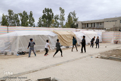 دیدار جامعه قرآنی با زلزله زدگان کرمانشاه