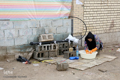 دیدار جامعه قرآنی با زلزله زدگان کرمانشاه