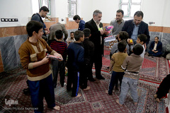 دیدار جامعه قرآنی با زلزله زدگان کرمانشاه