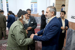 دکتر رحیم قربانی مسئولیت سازمان قرآن و عترت بسیج سپاه حضرت محمد رسول الله (ص) تهران بزرگ در دیدار جامعه قرآنی با زلزله زدگان کرمانشاه