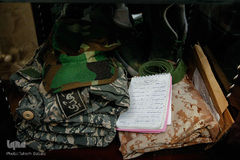 دیدار جامعه قرآنی با خانواده شهید مدافع حرم حسین معزغلامی
