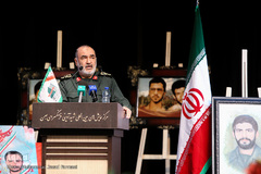 سردار سلامی، جانشین فرمانده سپاه پاسداران در جشنواره سوره های سرخ