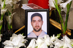 مراسم تشییع پیکر مرحوم «علیرضا تلیانی» خبرنگار ایسنا