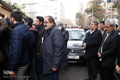 مراسم تشییع پیکر مرحوم «علیرضا تلیانی» خبرنگار ایسنا