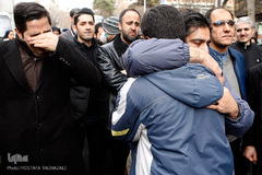 مراسم تشییع پیکر مرحوم «علیرضا تلیانی» خبرنگار ایسنا