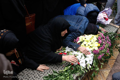 مراسم تشییع پیکر مرحوم «علیرضا تلیانی» خبرنگار ایسنا