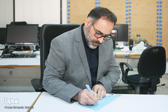 بازدید غلامرضا یاوند عباسی مشاور وزیر کشور در امور ایثارگران از خبرگزاری ایکنا