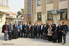 بازدید گروه تهرانگردی از دبیرستان هدایت (اولین تماشاخانه تهران)