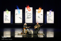 اجرای ارکان اوگر و اسماعیل حکی نوازنده ترک در چهارمین شب جشنواره موسیقی فجر