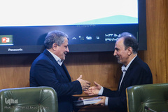 محمدعلی نجفی شهردار تهران و مهدی هاشمی رییس شورای شهر تهران