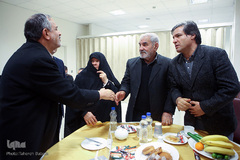 مسجد جامعی شورای شهر تهران دیدار با خانواده شهدای پلاسکو