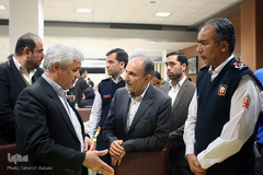 نجفی شهردار تهران دیدار با خانواده شهدای پلاسکو