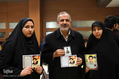 مسجد جامعی شورای شهر تهران دیدار با خانواده شهدای پلاسکو