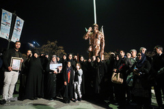 رونمایی از تندیس شهدای آتشنشان